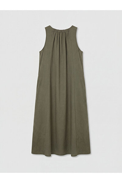 party dress for ladies online Square Neck Long Sleeve A-line Party Dress MCW1188