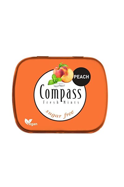Compass كومباس معطر فم كرات 50 قطعة بالنعناع والخوخ خالي من السكر