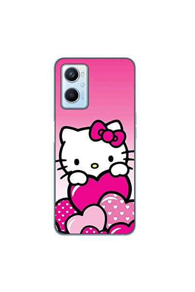 OEM Husa compatibila cu Oppo A96 4G Silicon Gel Tpu Model Hello Kitty Pink He...