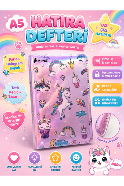 MUNIS NOT DEFTERİ - UNİCORN HATIRA DEFTERİ