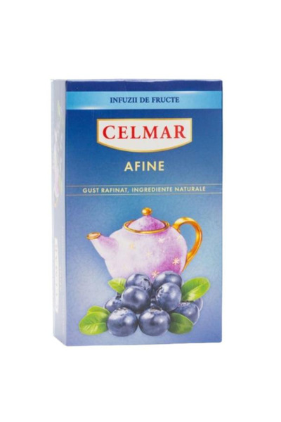 CELMAR Blueberry Tea - Fruit Infusions, 20 sachets x 2 g