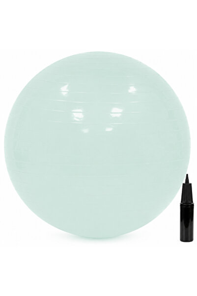 SERSIMO Minge de fitness 65 cm, cu pompă inclusă, antiderapantă, PVC, verde m...