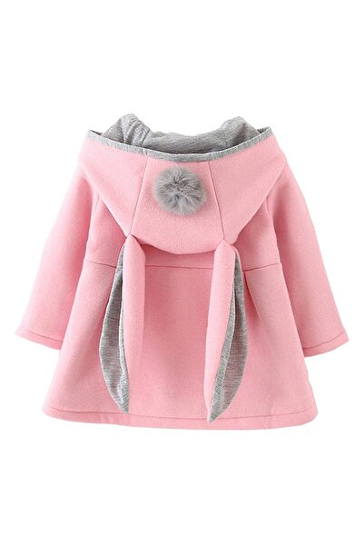 TMEOG Jacket for baby girls and toddlers, made of Cotton, with a Hooded and b...