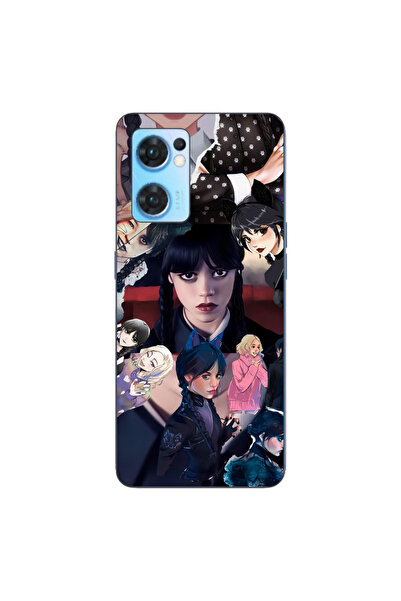 OEM Husa compatibila cu Oppo Reno 7 5G Silicon Gel Tpu Model Wednesday Addams...