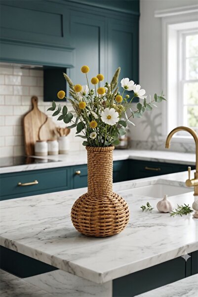 Bayev Rattan 336 Vase Flower Pot Decor Desktop Multi-Purpose Decorative Woven...