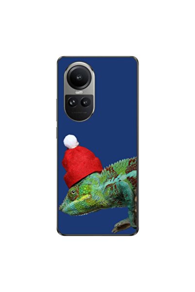 OEM Husa compatibila cu Oppo Reno10 5G Silicon Gel Tpu Model Craciun Cameleon