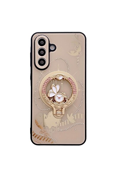 sscase Strass Σκληρή Θήκη με Δαχτυλίδι Gold (Samsung Galaxy A36 5G)