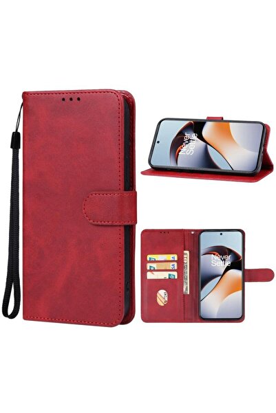 sscase Leather Phone Case Red (OnePlus 12R 5G)