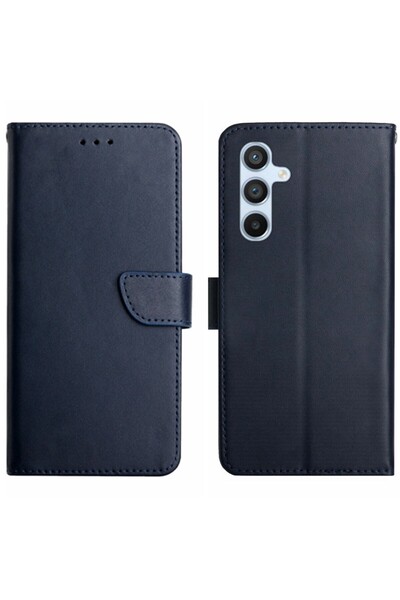 sscase Δερμάτινη Θήκη Πορτοφόλι Blue (Samsung Galaxy A17 4G / 5G)