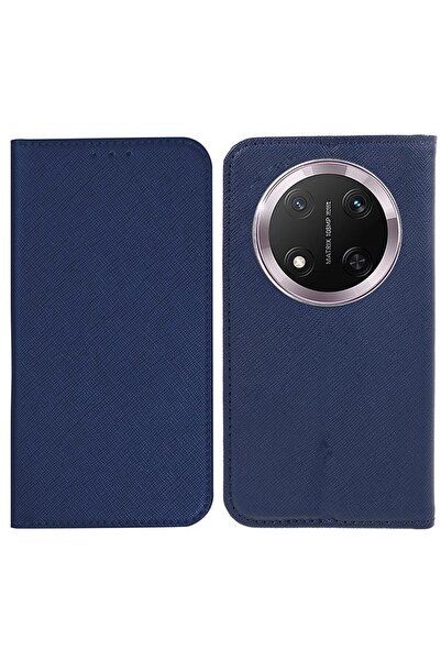 sscase Cross Texture Θήκη Βιβλίο Dark Blue (Honor Magic7 Lite 5G)