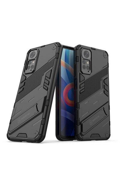 sscase Global Punk Armor Σκληρή Θήκη με Στήριγμα Black (Xiaomi Redmi Note 11/...