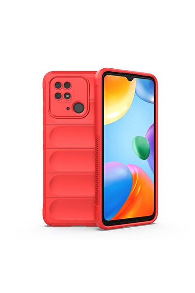 sscase Magic Shield TPU + Flannel θήκη Σιλικόνης Red (Xiaomi Redmi 10C)