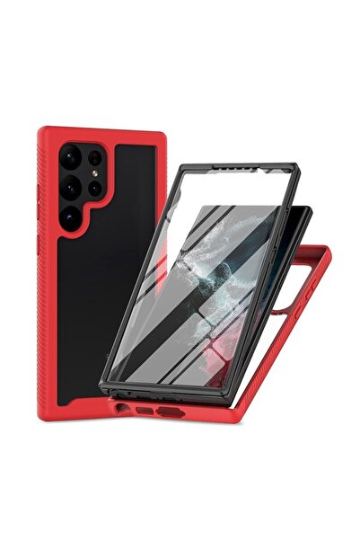 sscase 360 Degrees Coverage Σκληρή Θήκη Red (Samsung Galaxy S25 Ultra 5G)
