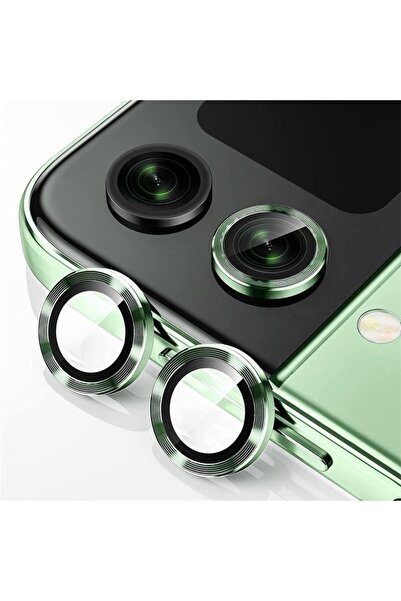 sscase Samsung Galaxy Z Flip5 5G Αντιχαρακτικό Γυαλί 9H για την Κάμερα Green