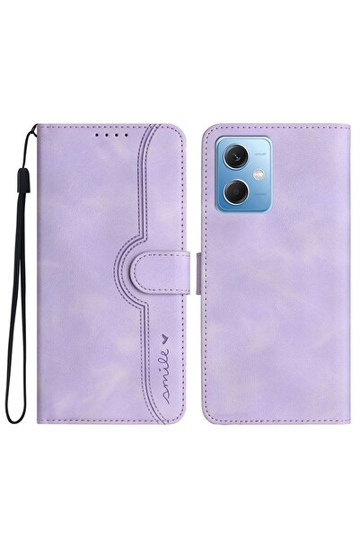 sscase Heart Skin Feel Θήκη Πορτοφόλι Purple (Xiaomi Redmi Note 12 5G/Poco X5...