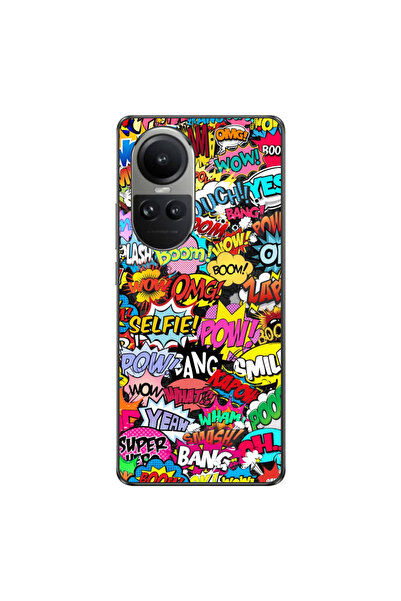 OEM Husa compatibila cu Oppo Reno10 5G Silicon Gel Tpu Model Pop Art Pow Wow ...