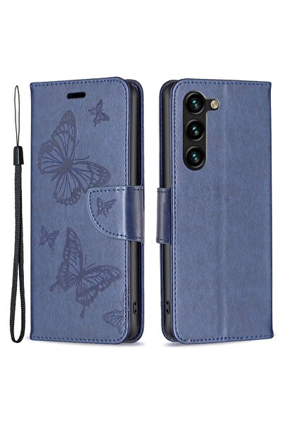 sscase Two Butterflies Θήκη Πορτοφόλι Blue (Samsung Galaxy S24 Plus 5G)