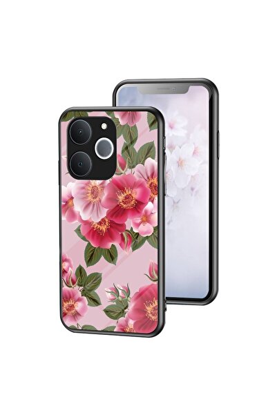 sscase Floral Σκληρή Θήκη με Τζάμι Peony (Realme C71 4G)