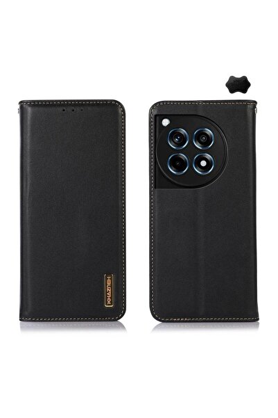 sscase Nappa Δερμάτινη Θήκη Βιβλίο Black (OnePlus 12R 5G)