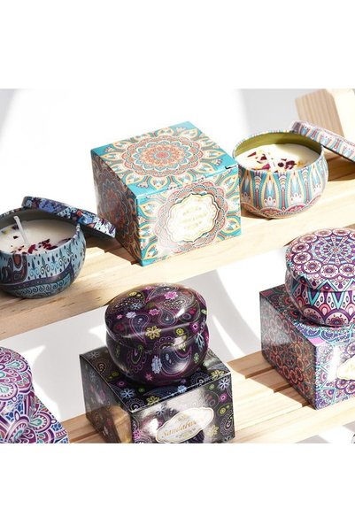 5ii perfume Wildflower Candle - a Luxurious Scented Experience with a Natural and Refreshing Fragrance
