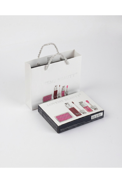 LOVEME BEAUTY Lafmei Beauty Berry Makeup Set Velvet Blush with Lip Gloss and ...