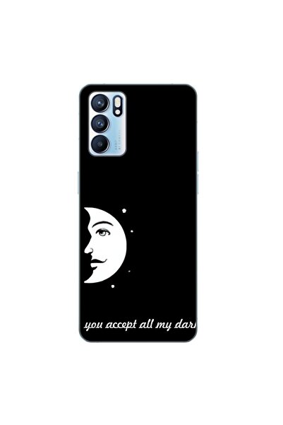 OEM Husa compatibila cu Oppo Reno6 5G Silicon Gel Tpu Model Cupluri Model Luna