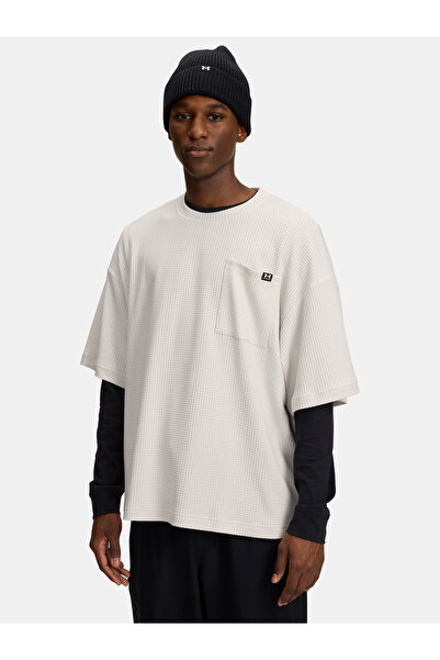 Under Armour Tricou bărbătesc UA Rival Waffle Crew-WHT
