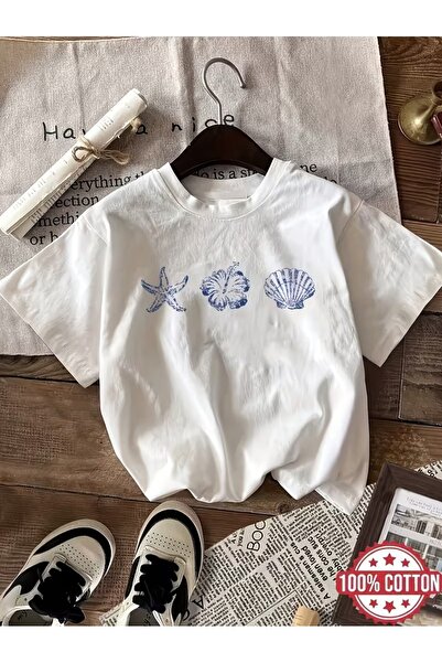 puolikuu Tricou unisex cu croială confortabilă, cu panglică și imprimeu dublu