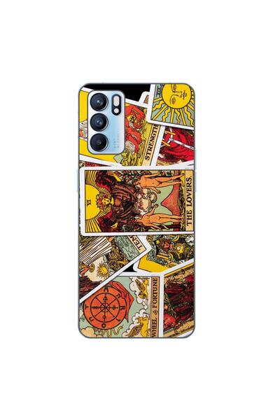 OEM Husa compatibila cu Oppo Reno6 5G Silicon Gel Tpu Model Carti Tarot