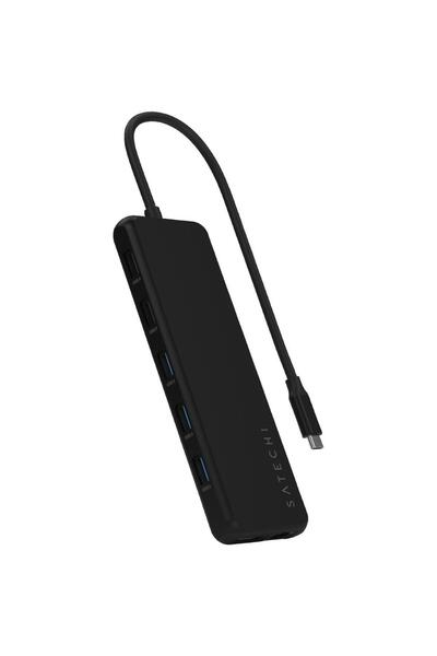 Satechi HUB USB ST-P3D13K USB-C Multiport 13-în-1 Triplu, DisplayPort 4K/60Hz...