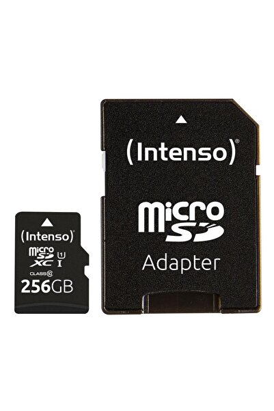 Miro Intenso Premium 256GB κάρτα μνήμης microSDXC, Κλάση 10, UHS-I U1 + Αντάπ...