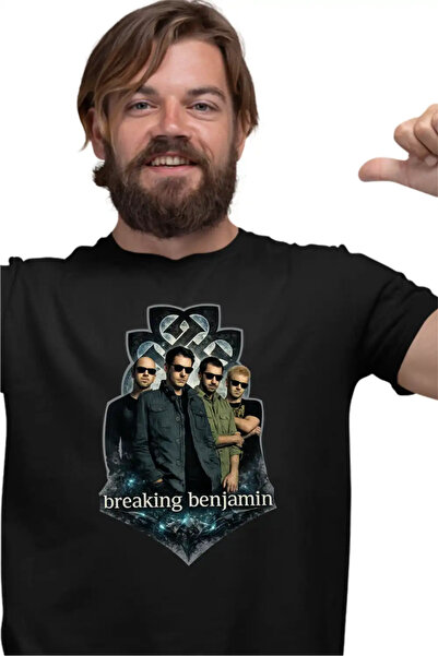 OEM Ανδρικό T-shirt Breaking Benjamin Ροκ