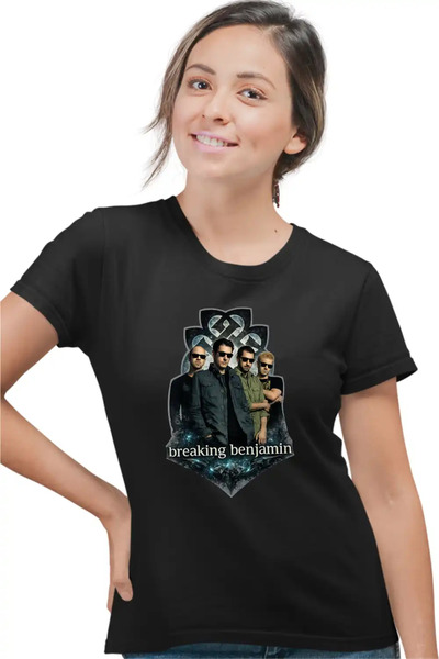 OEM Tricou Femei Breaking Benjamin Rock