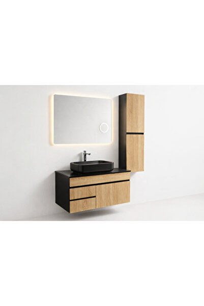 Casa Stile Mobilier Forest 80 cm oglinda cu LED, dezaburire si lupa, lavoar c...
