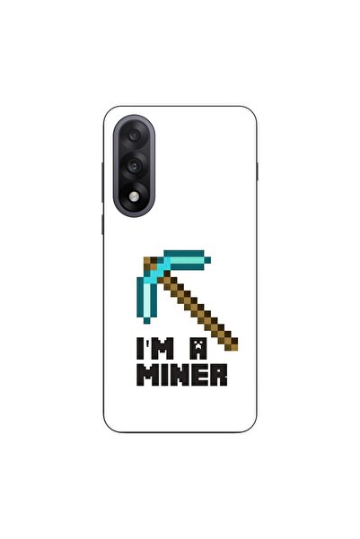 OEM Husa compatibila cu OnePlus Nord 5 Silicon Gel Tpu Model Minecraft Miner