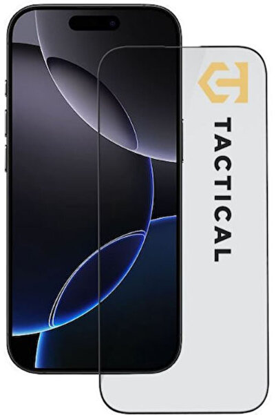 Tactical 5D 0.33mm Σκληρυμένο Γυαλί Μαύρο (Apple iPhone 16 Pro)