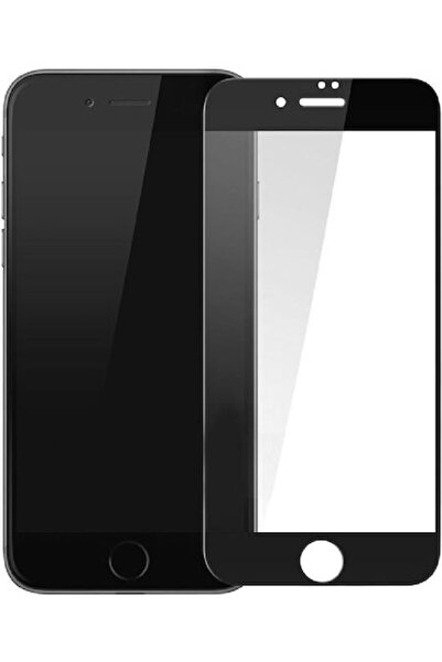 POWERTECH 5D Πλήρους Κάλυψης Σκληρυμένο Γυαλί Μαύρο (iPhone SE 2022 / 2020 / ...
