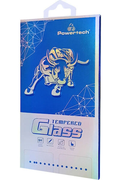 POWERTECH 5D Πλήρους Κόλλησης Σκληρυμένο Γυαλί Μαύρο (Galaxy A16)