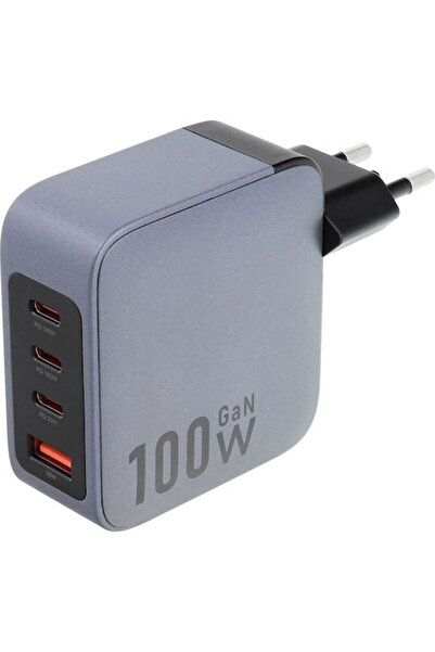 Forcell Ασύρματος Φορτιστής GaN 100W Power Delivery Quick Charge 4.0 Γκρι (F-...