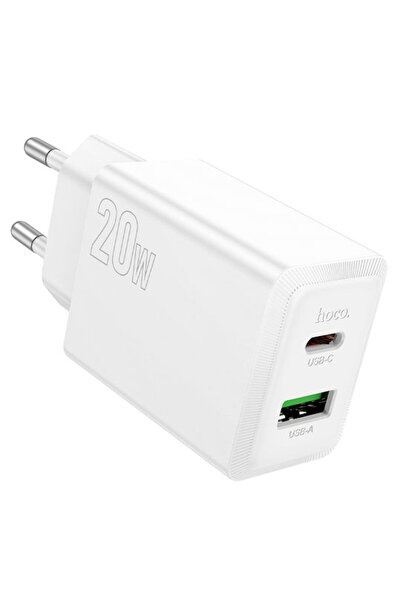 hoco. Φορτιστής Hoco Χωρίς Καλώδιο με Θύρα USB-A και Θύρα USB-C, 20W Power De...