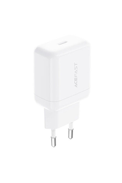 Acefast Φορτιστής χωρίς καλώδιο GaN με θύρα USB-C Power Delivery, Λευκός (A130)