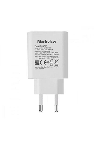 Blackview Φορτιστής χωρίς καλώδιο GaN με θύρα USB-C, 45W Power Delivery, Λευκ...