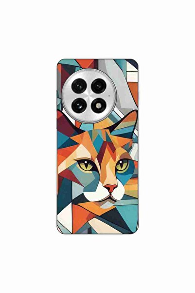 OEM Husa compatibila cu OnePlus 13 Silicon Gel Tpu Model Cubic Cat Art