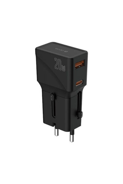 Devia Φορτιστής Χωρίς Καλώδιο με Θύρα USB-A και Θύρα USB-C, 20W Power Deliver...