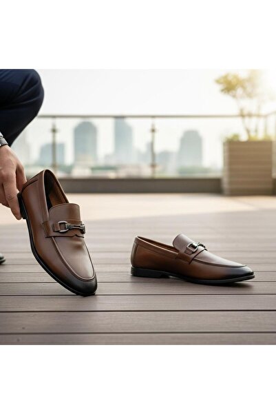 JAMES FRANCO J-312 Pantofi clasici pentru bărbați, din piele naturală, fără c...