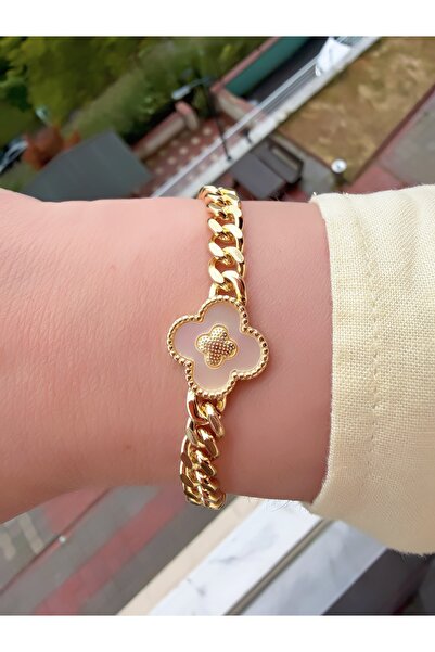 ECEMSEL Clover Steel Bracelet