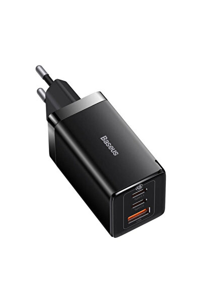 Baseus Incarcator EU 3in1 GaN5 Pro CCGP120201 65W Cablu Type-C Black