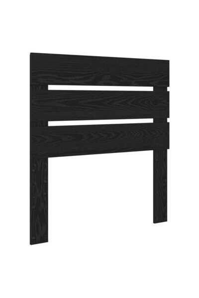 vidaxl Headboard Black Oak 80 cm Composite wood