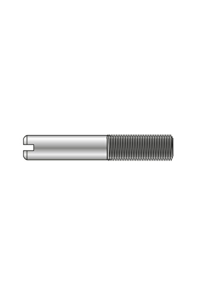 Rocast Set 50 x Stift Partial Filetat Crestatura 427 Otel Grupa 5.8, M 5 x 12