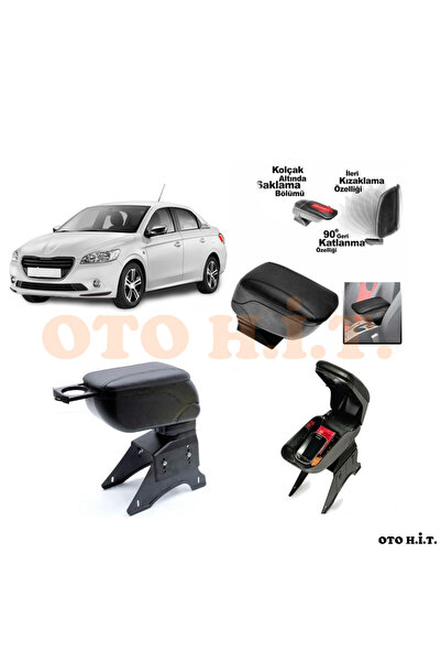OTO H.İ.T. PEUGEOT 301 MAKYAJSIZ Uyumlu Kol Dayama Ve Kolçak Sürgülü Bardaklı...